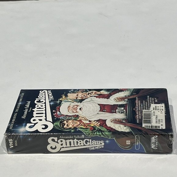 Vintage 1990 Santa Claus The Movie Dudley Moore Movie VHS Sealed  Video Treasure - Picture 6 of 15